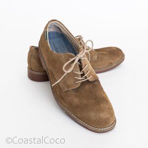 G.H. Bass Pasadena Buck Suede Brown Dress Shoes 12 Oxford Office Casual Preppy